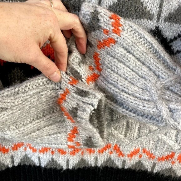 M Magaschoni Chunky Geometric Sweater S - Picture 6 of 11